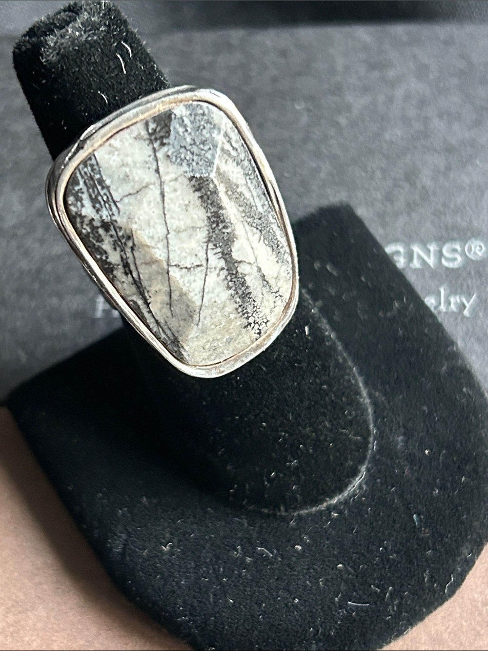 Silpada R2761 Agate & Sterling Silver Ring